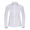 Ladies` Long Sleeve Tailored Herringbone Shirt  G_Z962F