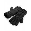 Cable Knit Melange Gloves  G_CB497