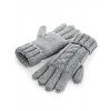 Cable Knit Melange Gloves  G_CB497