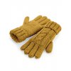 Cable Knit Melange Gloves  G_CB497