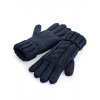 Cable Knit Melange Gloves  G_CB497