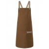 Bib Apron Urban-Look with Cross Straps and Pocket  G_KY119