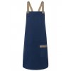 Bib Apron Urban-Look with Cross Straps and Pocket  G_KY119