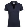 Womens Luxury Stretch V-Neck Polo  G_TJ1409