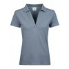 Womens Luxury Stretch V-Neck Polo  G_TJ1409