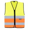 Hi-Vis bezpečnostní vesta a Cologne s předním zipem (Barva Signal Orange, Velikost XL)