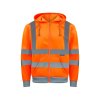 Hi-Vis Workwear Mikina s kapucí Galway (Barva Signal Orange, Velikost S)