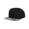 Klasický 5panelový Snapback čepice (Barva Black, Velikost One Size)