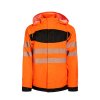 EOS Hi-Vis Workwear Parka s oblastí tisku (Barva Signal Orange, Velikost S)