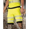 EOS Hi-Vis pracovní šortky s potiskem (Barva Signal Yellow, Velikost 46)
