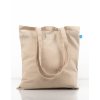Taška z recyklované bavlny s dlouhými uchy (Barva Natural, Velikost approx. 38 x 42 cm)