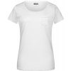 Dámské tričko z bio bavlny s náprsní kapsou  G_JN 8003