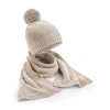 Dárková sada pletené šály a čepice (Barva Light Grey Fleck, Velikost One Size)