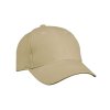 6 Panelová čepice Heavy Cotton (Barva Beige, Velikost One Size)