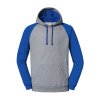 Mikina Nublend® Colour-Block Raglán s kapucí (Barva Šedá, Velikost S)