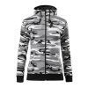 Camo Zipper C20 Mikina dámská (Barva camouflage gray, Velikost XS)