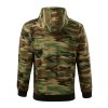 Camo Zipper C19 Mikina pánská (Barva camouflage gray, Velikost S)