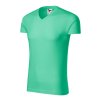 Slim Fit V-neck 146 Tričko pánské (Barva bílá, Velikost S)