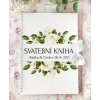 svatební kniha bílé květy