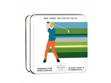 45593 1 scottish fine soaps mydlo v plechu golf 100g