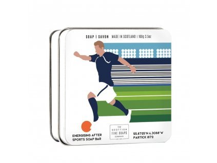 45602 1 scottish fine soaps mydlo v plechu fotbal 100g