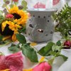 Aromalampa s včelkou a květinami