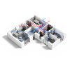 rozvody vzduchu centrální rekuperace 3D System