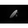 SP LS C C SG LUFTOMET Singlepack Sky Air Diffuser, concrete circle standard gray, black mounting frame (100, 125, 160 mm) 2
