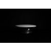 SP LS C C SG LUFTOMET Singlepack Sky Air Diffuser, concrete circle standard gray, black mounting frame (100, 125, 160 mm)