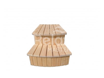 Schodíky uzavretého typu pre vírivku