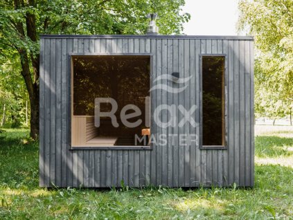 Venkovni finska izolovana sauna 235x350