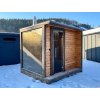 ModulSauna 240x250 ze smrku predni cast