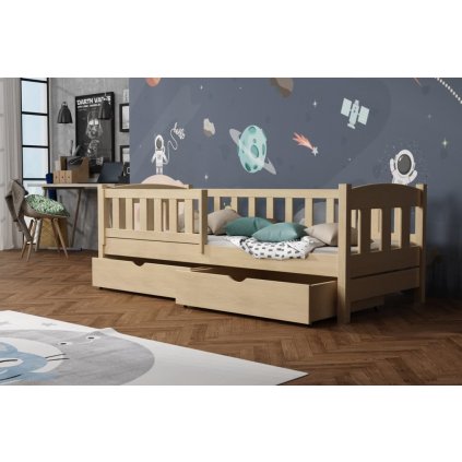 Dětská postel s úložným prostorem Bolek
