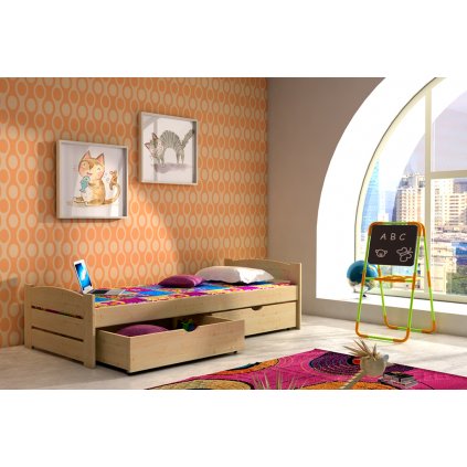 Dětská postel s úložným prostorem Olek