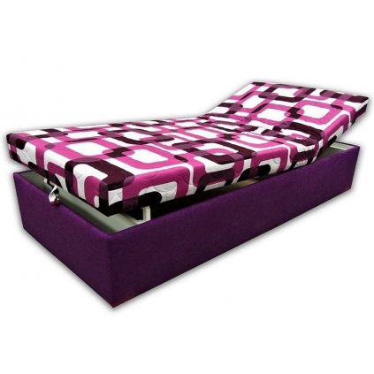 Čalouněná postel Alex - fialová