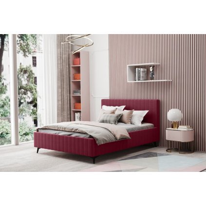 Čalouněná postel Santiago s úložným prostorem - Cashmere 59