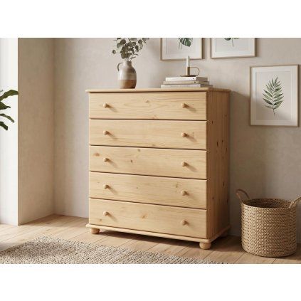 Komoda 76 - masiv borovice