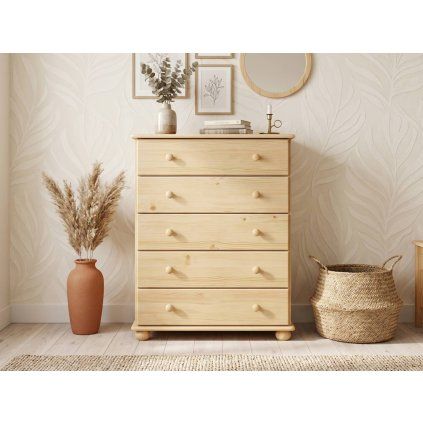 Komoda 80 - masiv borovice
