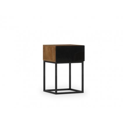 Moderní noční stolek Avorio - černý