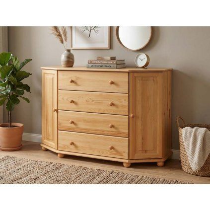 Komoda 104 - masiv borovice