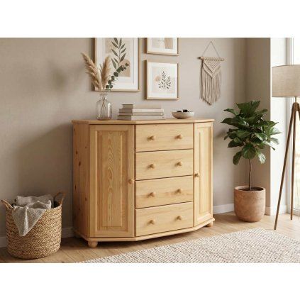 Komoda 105 - masiv borovice