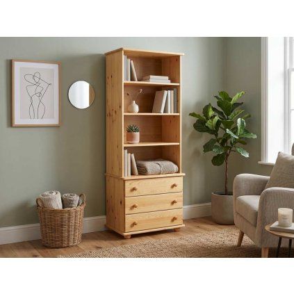 Regál 49 - masiv borovice