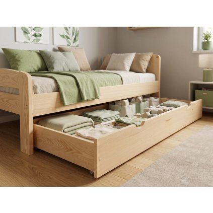 Úložný prostor UNI 200x80 cm -  masiv borovice