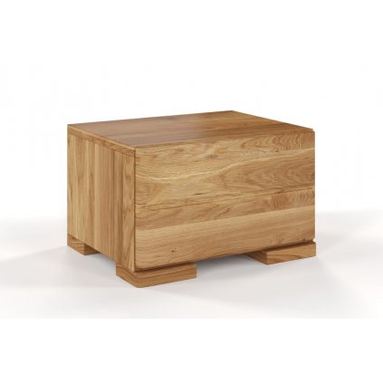 Noční stolek dub - Sandemo 1S - bezbarvý lak