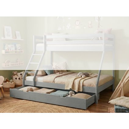 Úložný prostor 200x65 cm - Mike - šedá