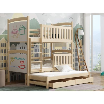 Patrová postel pro tři Amelia