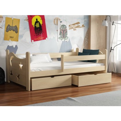 Dětská postel s úložným prostorem Stars