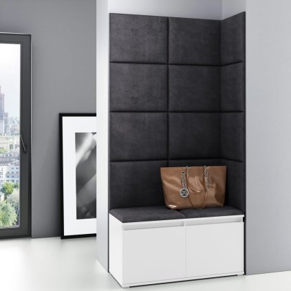 Předsíňová stěna Emi 2 - bílá - Trinity 16