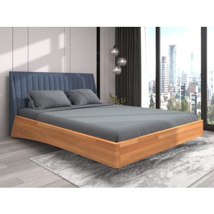 Levitující postel Ulf 120x200 cm - masiv buk 4 cm
