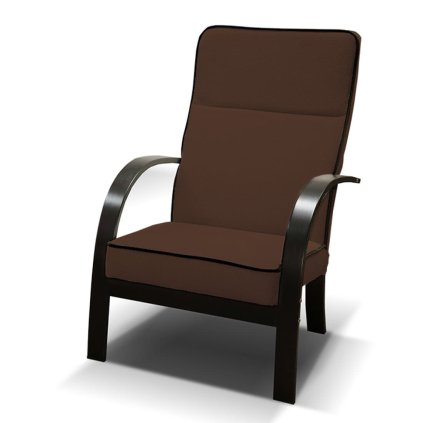 Hnědé relaxační křeslo